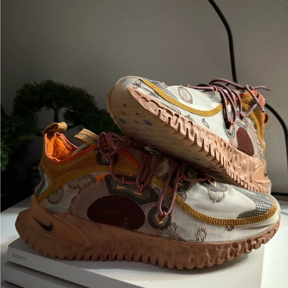 Nike Flow 2020 ISPA Desert Dust Black Shoes DM2830 200 Men's Size 9.5 NIB - Picture 2 of 8